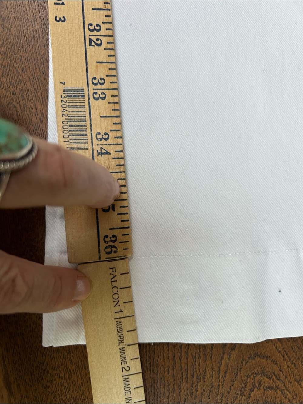 Old Navy White Straight-Leg Boot-cut Women’s Jeans Sz 14. Like new-I lost weight - Picture 8 of 9